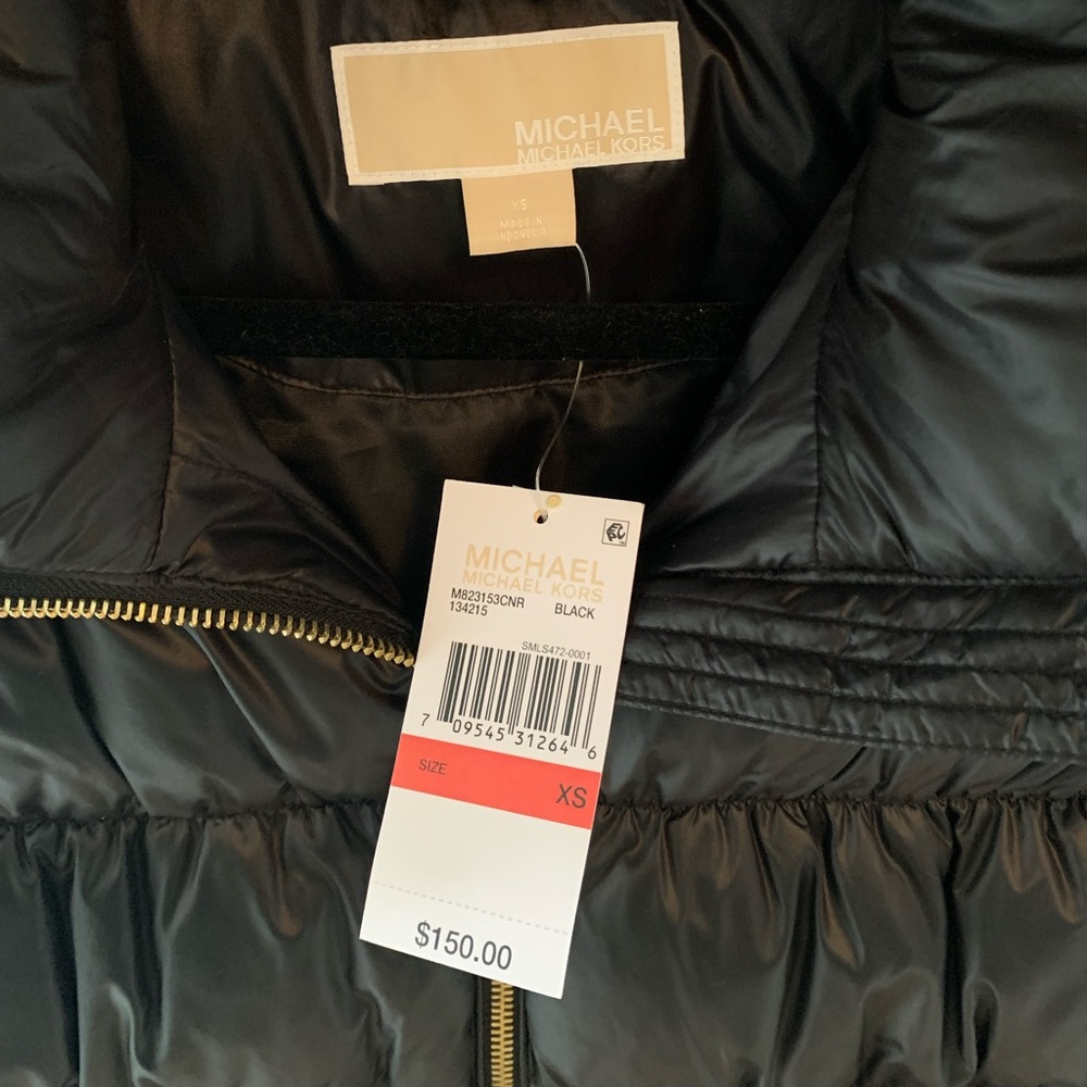 NWT Michael Kors Down Vest - Picture 2 of 5